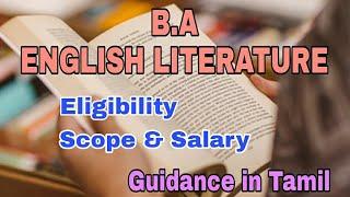 B.A English Literature Course Details in Tamil