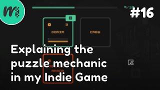 Explaining the puzzle mechanic in my Indie Game | Indie Game Devlog | #16