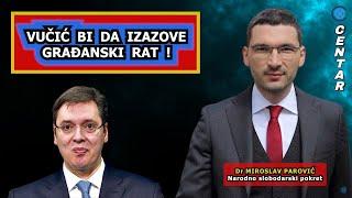 Hitno - dr Miroslav Parović javlja: Vučić namerava da izazove građanski rat da bi sakrio ...