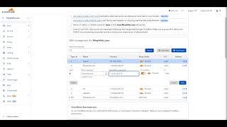 how to change hosting IP /DNS IP change cloudflare.com