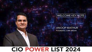 Welcome Note - Anoop Mathur