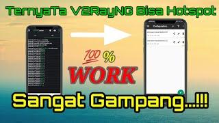 Cara Berbagi Hotspot Dari Koneksi VPN V2RayNG Ke Sesama Android,