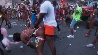 sexy big booty girl at carnival