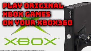 Play Original XBox games on your modded XBox360 - DVD, and ISO game files