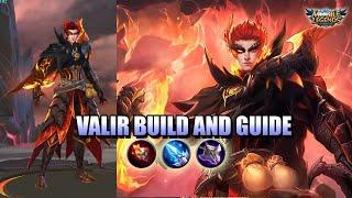 VALIR THE FAKE SUPPORT - BUILD, EMBLEM, TIPS AND DRACONIC FLAME SKIN GIVEAWAY - MLBB