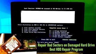 How to Repair Bad Sectors on Damaged Hard Drive Best HDD Repair Program (Easy Tutorial)