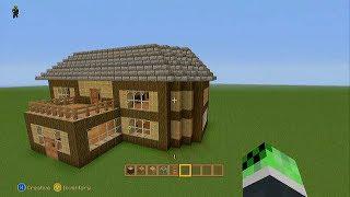 Minecraft: How To Build Easy Survival House Tutorial (#1)