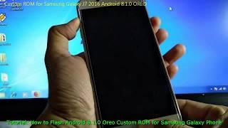 Custom ROM for Samsung Galaxy J7 2016 Android 8.1.0 OREO