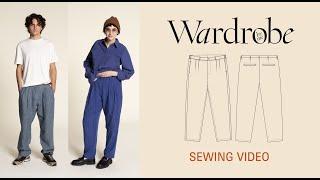 How to sew Pleated Pants | Sewing Tutorial | Wardrobe By Me