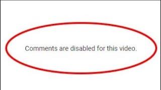Why your YouTube comment section is disabled