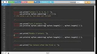 Java Strings Lesson 06 - Substring Methods