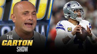 Dak Prescott seen in walking boot, Is this a big deal for the Cowboys? | NFL | THE CARTON SHOW