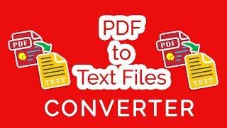 How to Convert PDF to Text Files