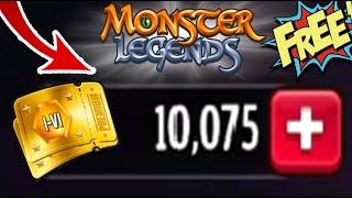 Monster Legends WORKING  10.000 TICKETS FREE!  + Chopork Bounty Hunt Season