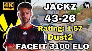 JACKZ (43-26) (DUST2) | FACEIT Ranked | Oct 22, 2024 #cs2 #pov