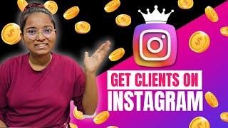 How to find clients on instagram as a Freelancer (FAST)  | Shruti Rajput