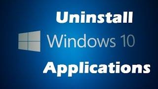 How to uninstall programs on Windows 10