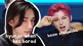 hyunjin when he’s bored / felix boom shakalaka