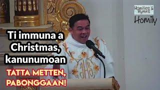 ILOCANO HOMILY on Christmas Eve | Fr. Rufo Abaya