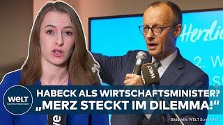 BUNDESTAGSWAHL: Paukenschlag! Merz offen für Habeck als Wirtschaftsminister - CSU und FDP reagieren