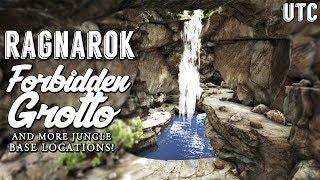 Epic Waterfall Cave :: Ark Ragnarok Forbidden Grotto :: Best PvE Base Locations :: Geeks Ep. 9 : UTC