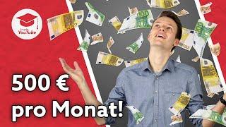 Wie du 500 € pro Monat mit einem kleinen YouTube-Kanal verdienst