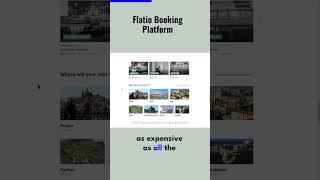 Flatio: Favorite Booking Platform in Europe! - Digital Nomad Slow Travelers  #shorts