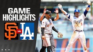 Giants vs. Dodgers Game Highlights (7/25/24) | MLB Highlights