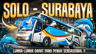 Naik Bus Ini TENGAH MALAM ??? Siapa Takuttt  - Cobain Bus Paling SENSASIONAL Solo-Surabaya