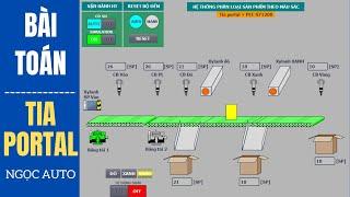 How to programming Products classify by color using Tia portal and PLC S71200