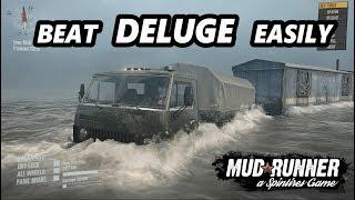 Spintires Mudrunner: Best way to Beat Deluge Map