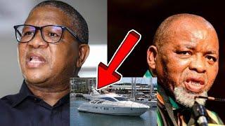 FIKILE MBALULA in a Luxury Yacht was not a decision of the ANC.Mantashe says party will look into it