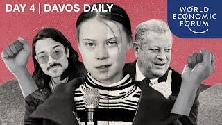 DAVOS DAILY | DAY 4 | Carbon Taxation, the True Cost of Plastic and Thunberg's Strike