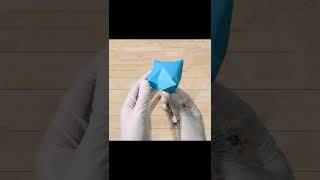How to fold a diamond origami out of paper easy #Shorts