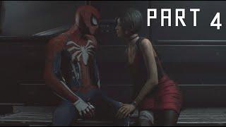 Spider-Man and Ada Wong Kiss - (Spider-Man PS4 Mod) Resident Evil 2 Remake