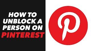 How to Unblock a Person on Pinterest - Pinterest App Unblock a Person Tutorial (EASY)