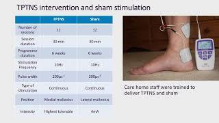 #464 The ELECTRIC trial: ELECtric Tibial nerve stimulation to Reduce Incontinence in Care homes