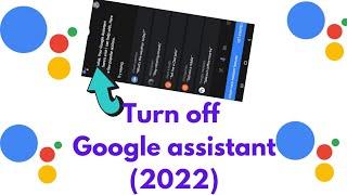 How to Turn off Google Voice Assistant||Disable Google Assistant from Popping up on Android.