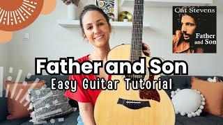 Father and Son - Cat Stevens Guitar Lesson Tutorial [easy beginner guitar]