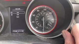 Suzuki Swift Clock Settings. Change the time and date