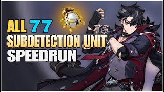 All 77 Subdetection Unit Locations - Efficient Farming Route | Genshin Impact