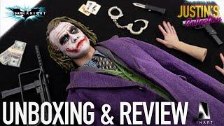 INART Joker The Dark Knight Sculpted Hair 1/6 Scale Figure Unboxing & Review