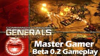 C&C Red Alert 3: Generals Evolution Mod BETA 0.2 - China tanks General Gameplay (Max Settings).