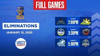 LIVE FULL GAMES: UNTV Cup Season 11 Eliminations at Paco Arena, Manila | January 12, 2025