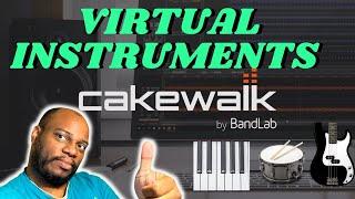 How to Use Virtual Instruments in Cakewalk by Bandlab - (SI Instruments) - Tutorial