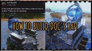 ARK MOBILE || TIPS ||HOW TO BUILD DOC'S RAFT.