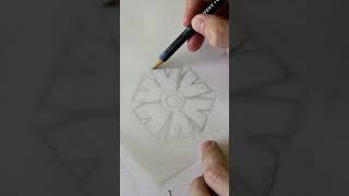 The other day I had drawn a 5 petal flower, so here is one with 6 petals. Thanks for watching