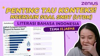 Contoh Soal Literasi Bahasa Indonesia UTBK dengan Topik Sejarah | Materi UTBK (SNBT) 2023