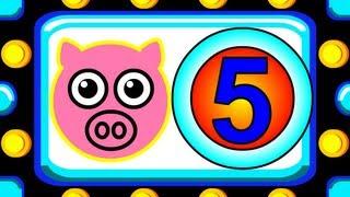 "Counting By Fives" - Learn to Count by 5's, Big Numbers Song, Teach Kids Math, Maths Learning