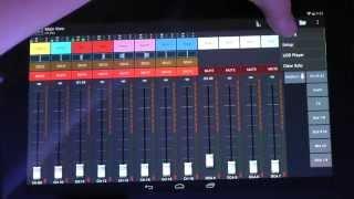 Behringer X32 Mixing Station Android App Overview